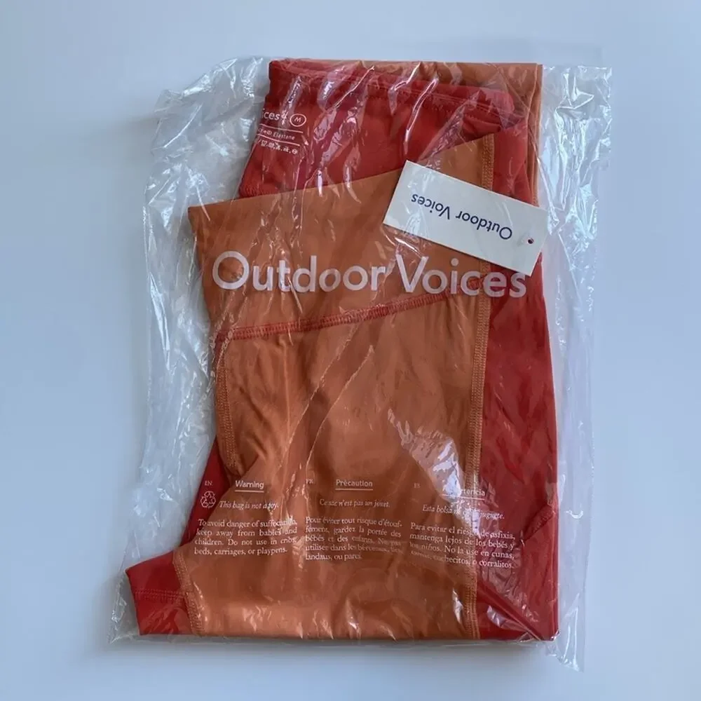 Outdoor Voices Zoom Superform 7/8 Legging Sunstone / Paprika / Peach Size Large